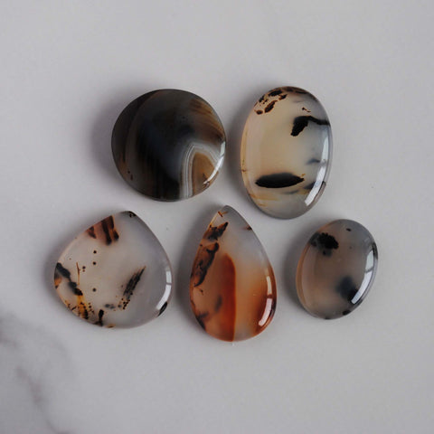 Montana agate cabochons
