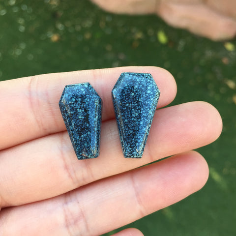 Star Fox variscite cabochons