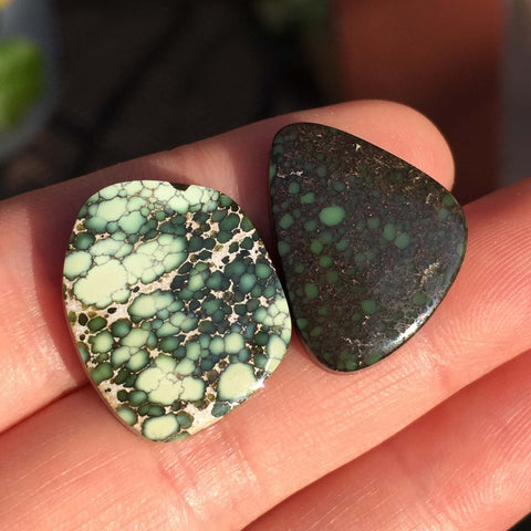 Damele variscite cabochons