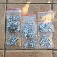 Holiday Christmas Winter plated charms/pendants