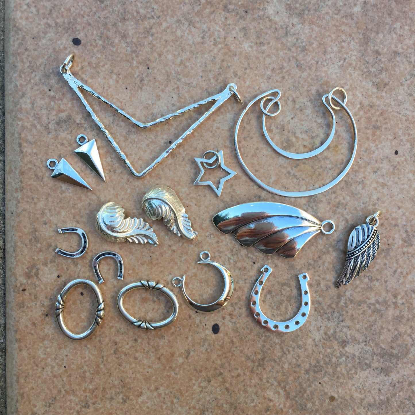 Sterling silver charms/components/links/pendants