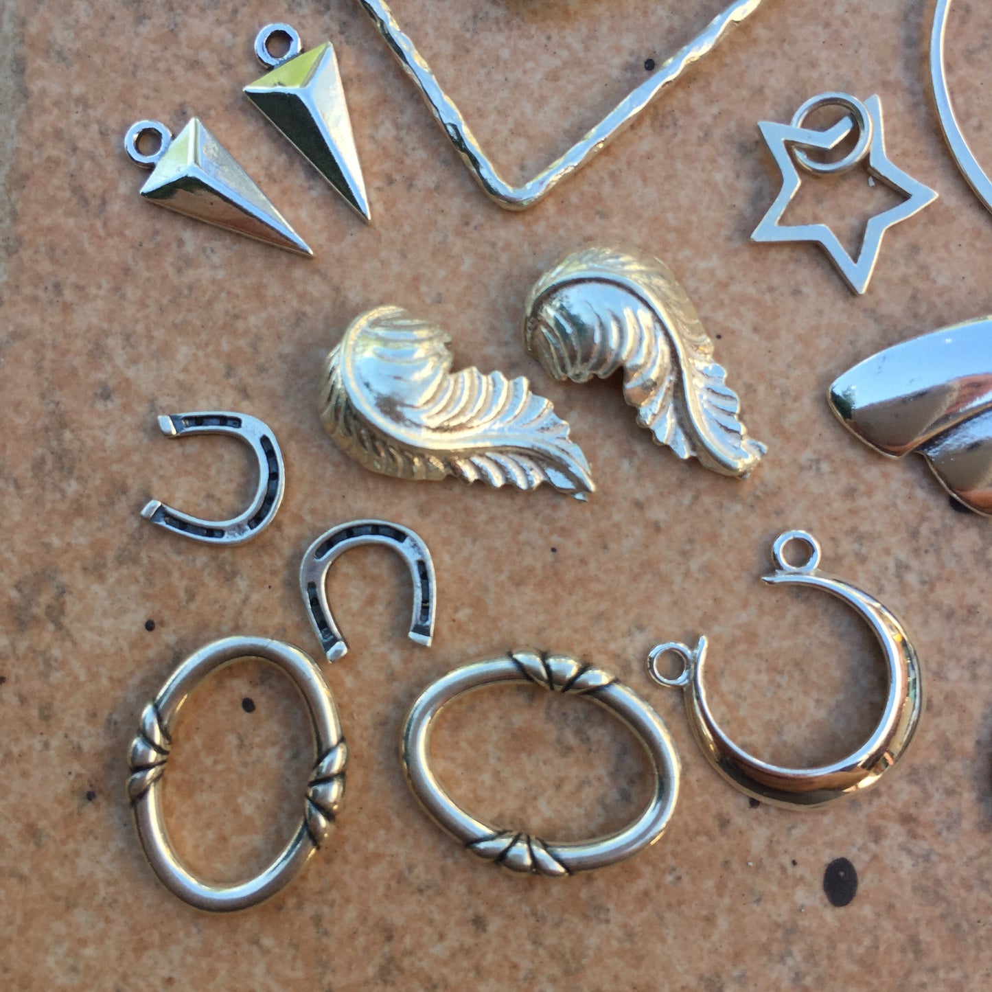 Sterling silver charms/components/links/pendants