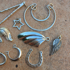 Sterling silver charms/components/links/pendants