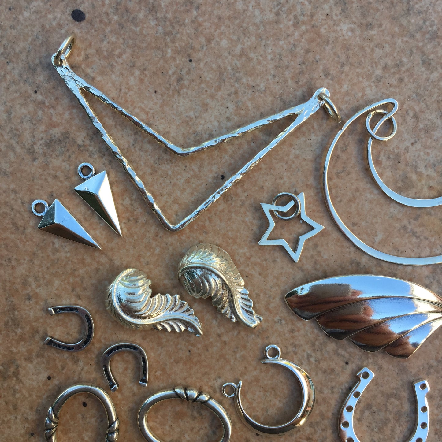 Sterling silver charms/components/links/pendants