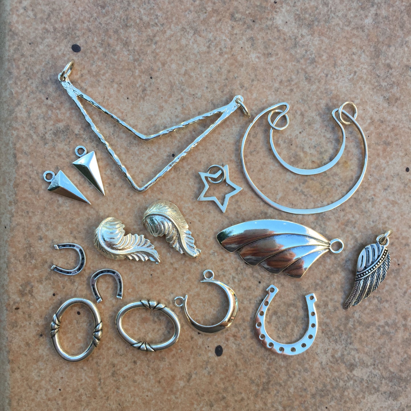 Sterling silver charms/components/links/pendants