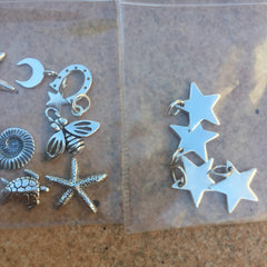 Sterling silver charms/components