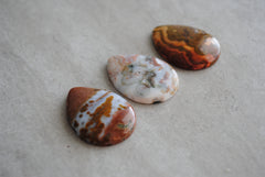 Ocean Jasper 30x22mm drop cabochons