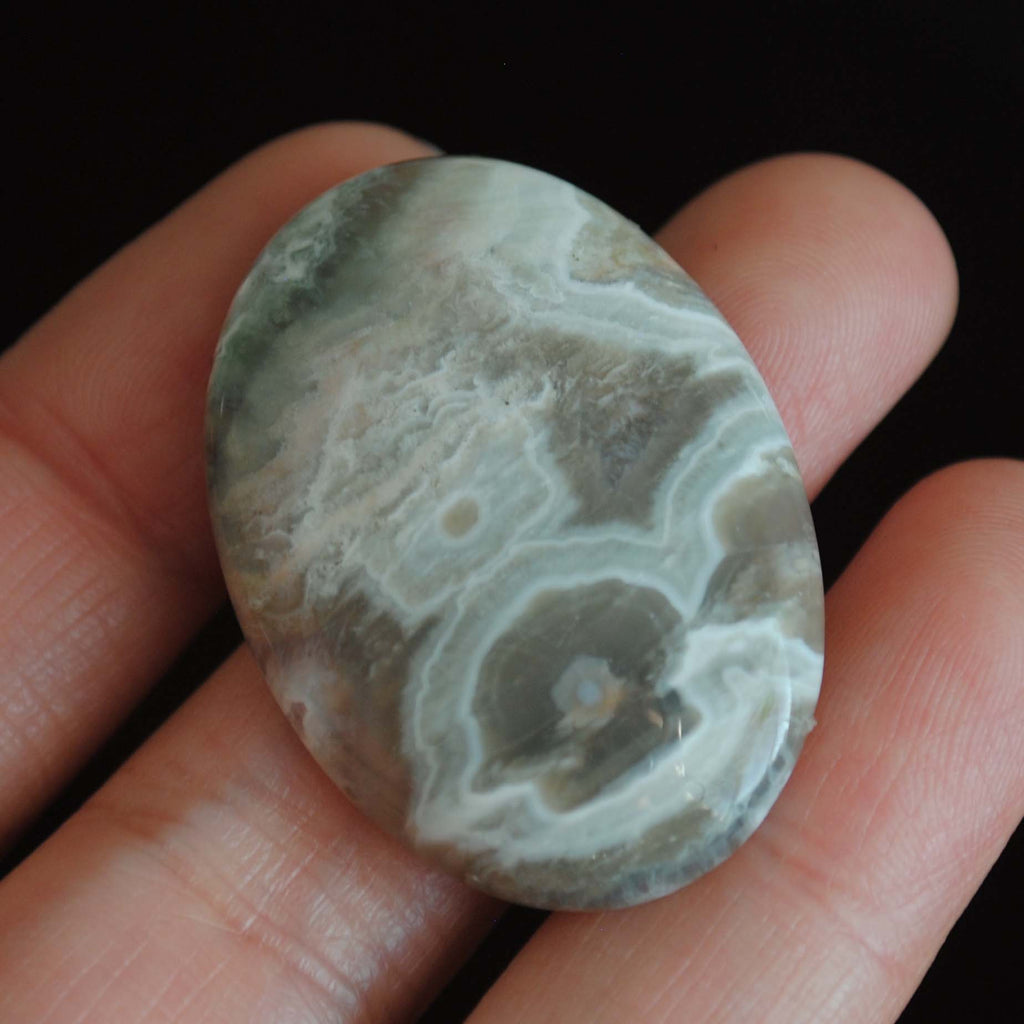 Ocean Jasper 35x25mm oval cabochon