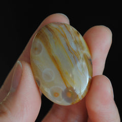 Ocean Jasper 35x25mm oval cabochon