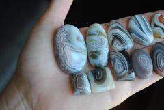 Botswana agate cabochons