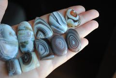 Botswana agate cabochons