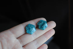 Apatite hexagon cabochons