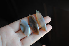 Montana agate cabochons