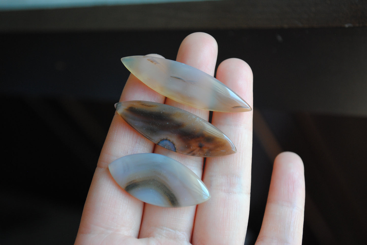 Montana agate cabochons