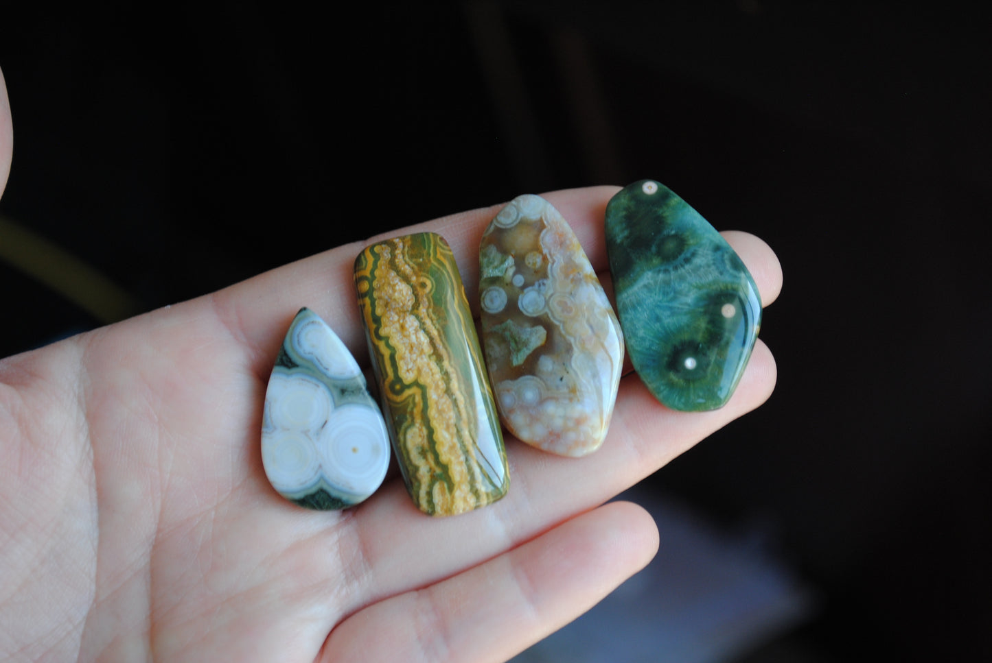Ocean Jasper cabochons