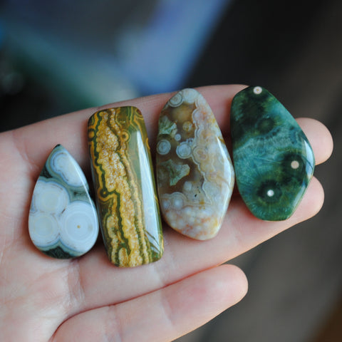 Ocean Jasper cabochons