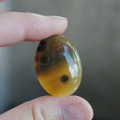 Oval Ocean Jasper cab