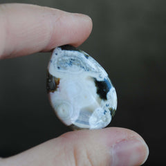 30 x 22mm drop Ocean Jasper cabs