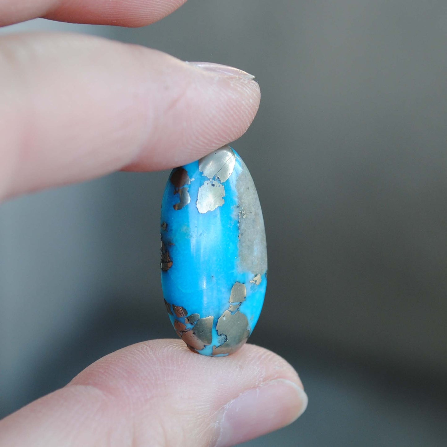 Persian turquoise cabochon