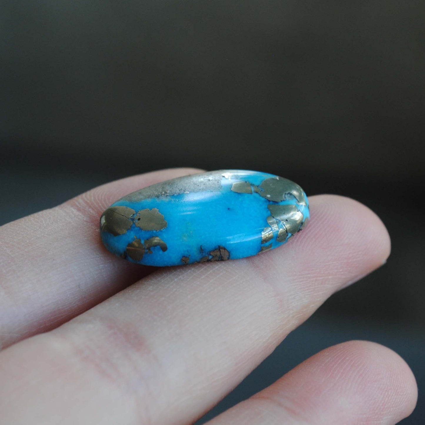 Persian turquoise cabochon