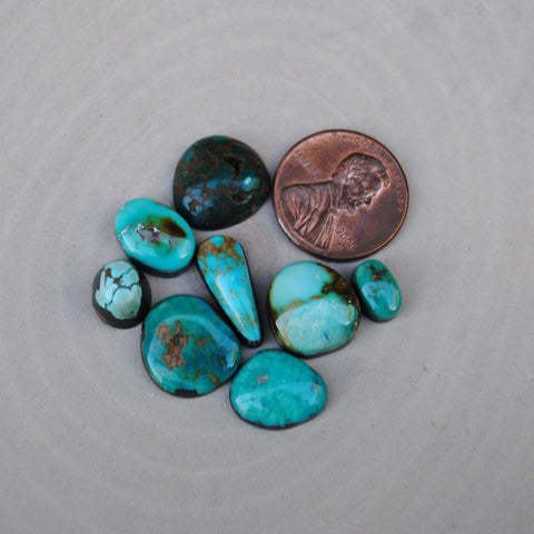 American Turquoise Freeforms