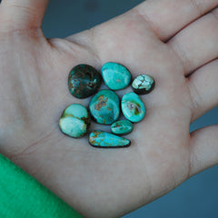 American Turquoise Freeforms