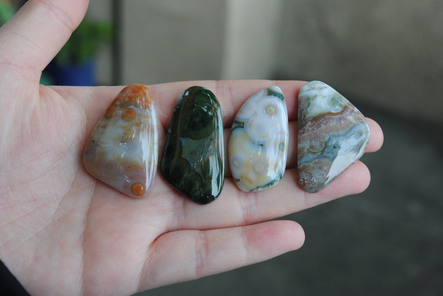 Ocean Jasper cabs (freeform lot)