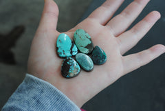 Cloud Mountain turquoise cabochons