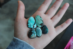 Cloud Mountain turquoise cabochons