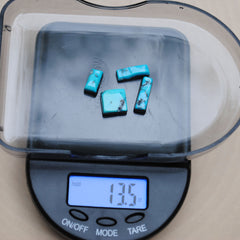 Kingman Turquoise Rectangle Cabs