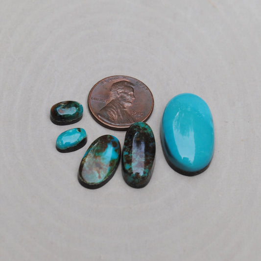 Turquoise Mountain Turquoise Freeform Cabs