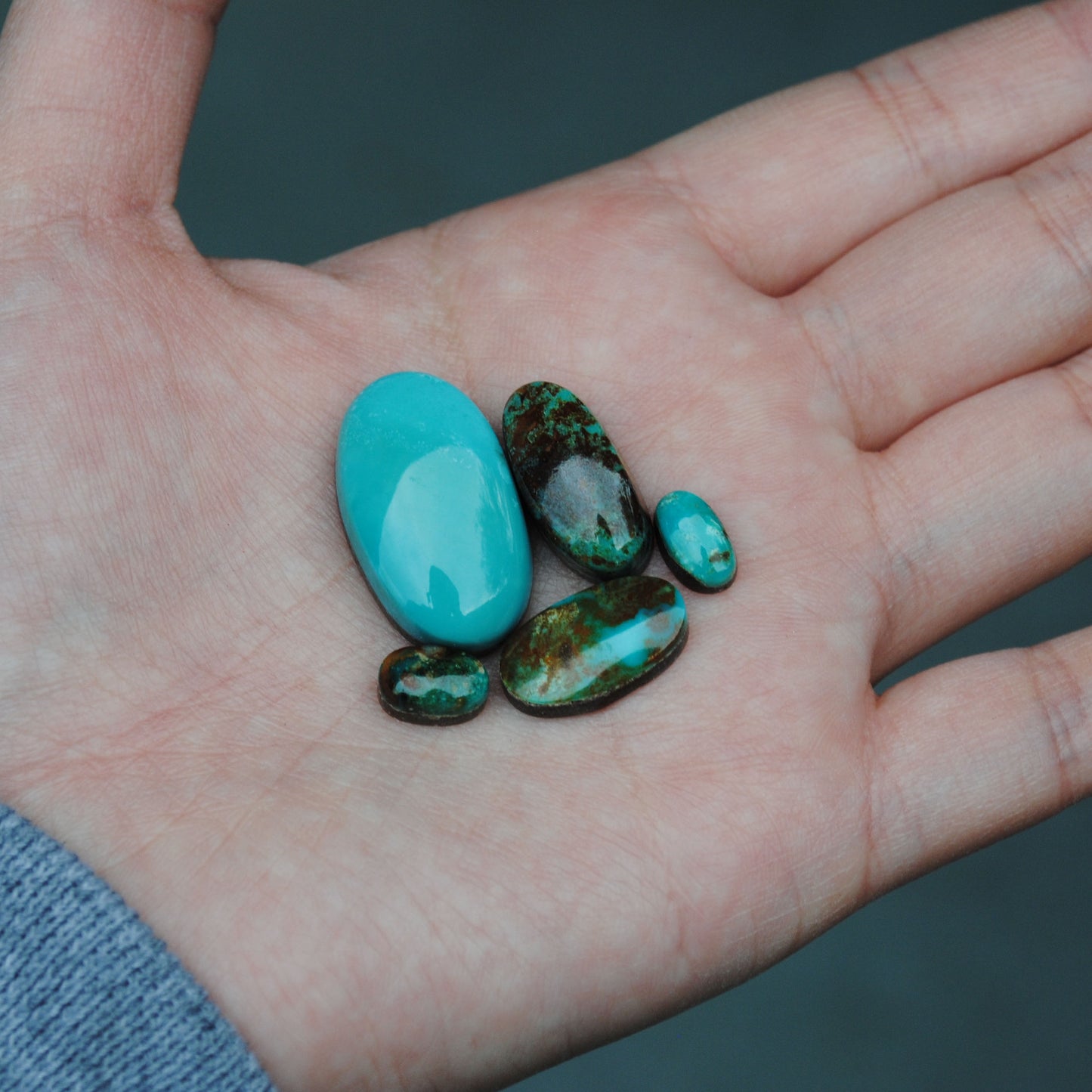 Turquoise Mountain Turquoise Freeform Cabs