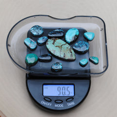 Cloud Mountain Turquoise Freeform Cabs