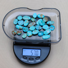 Kingman Turquoise Freeform Cabs (Lot 1)