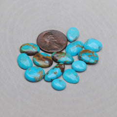 Kingman Turquoise Freeform Cabs (Lot 3)