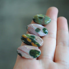 Oval Ocean Jasper cabs