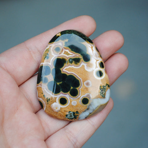 Large Ocean Jasper Cab