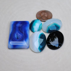 Mixed Agate Cabs