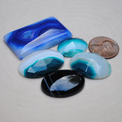 Mixed Agate Cabs