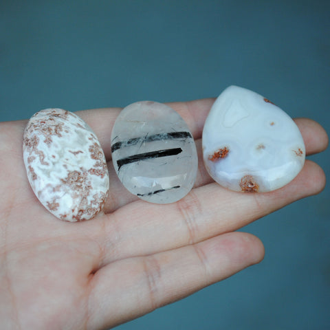 Mixed Lot Cabs (Agate and Quartz)