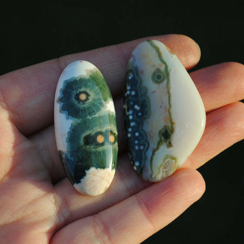 Ocean Jasper cabochons