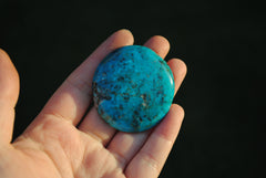 Kingman turquoise cabochon