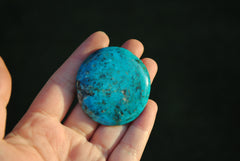 Kingman turquoise cabochon