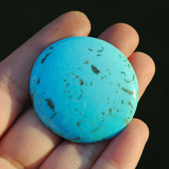 Kingman turquoise cabochon