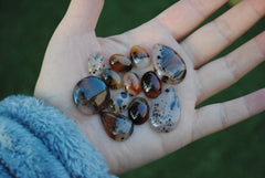 Montana agate cabochons