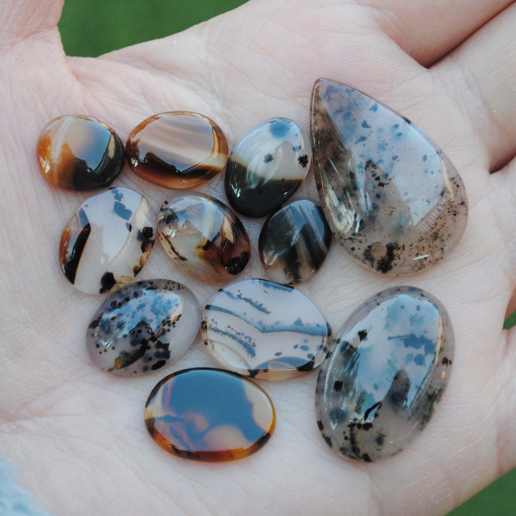 Montana agate cabochons