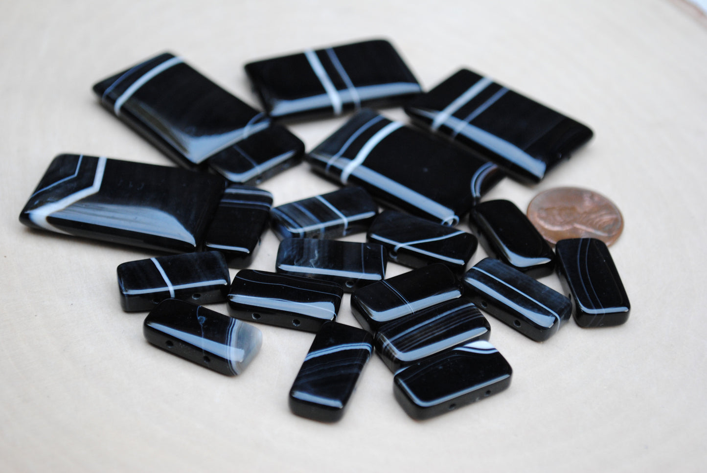 Sardonyx Mixed Shape Beads