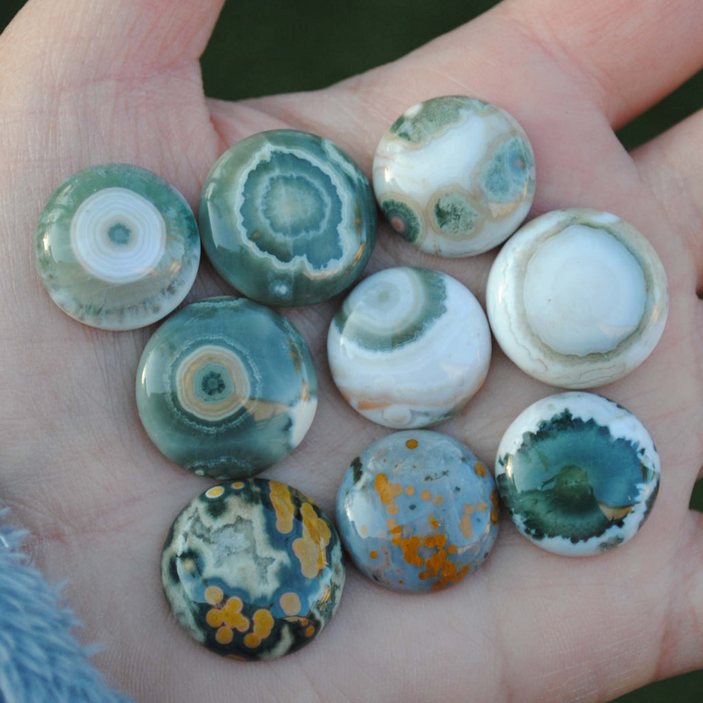 18-20mm Round Ocean Jasper cabochons