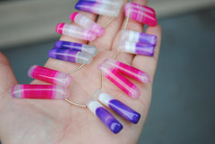 Matched Pair Agate Beads (Lot 1)
