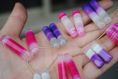 Matched Pair Agate Beads (Lot 1)